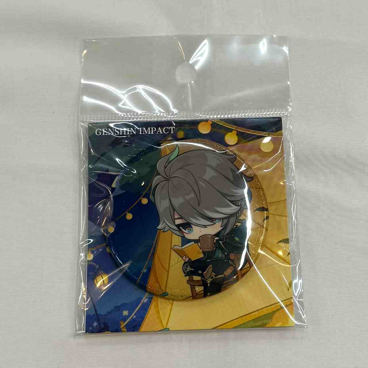 Genshin Genshin Exhibition ~As the Heart Goes~ ~Genshin Exhibition Series~ Glitter Can Badge Alheisen