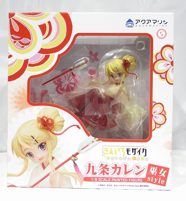 アクアマリン 九条カレン 巫女style 1/8PVC きんいろモザイク Pretty Days