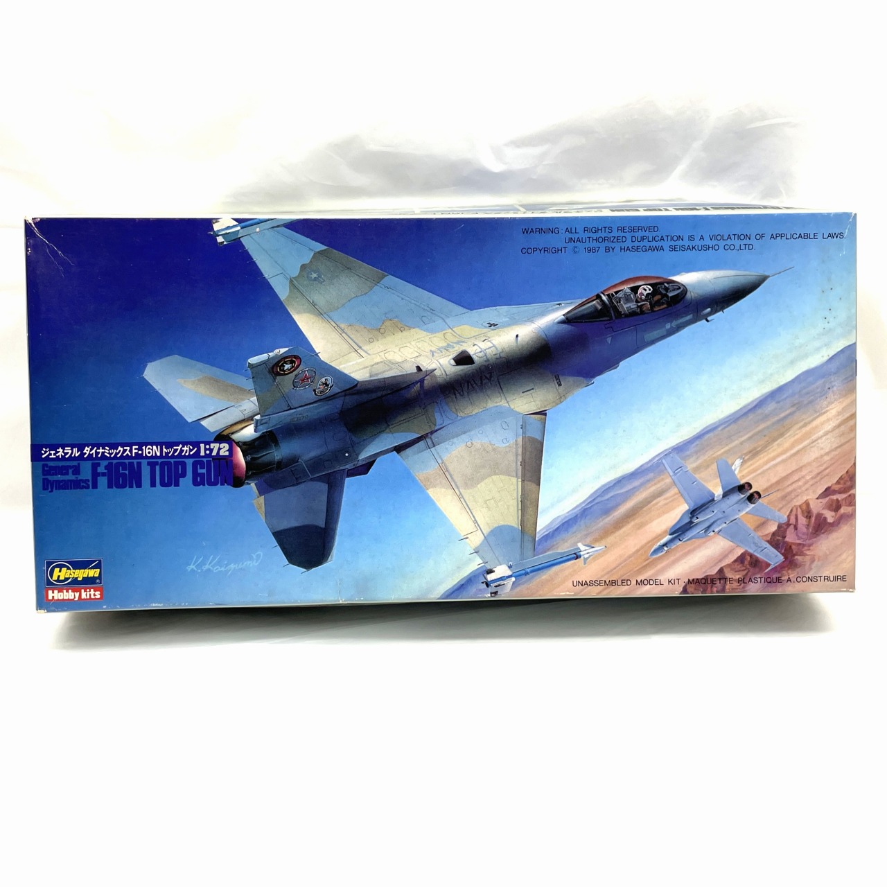 ハセガワ 1/72 ジェネラルダイナミクス F-16N トップガン