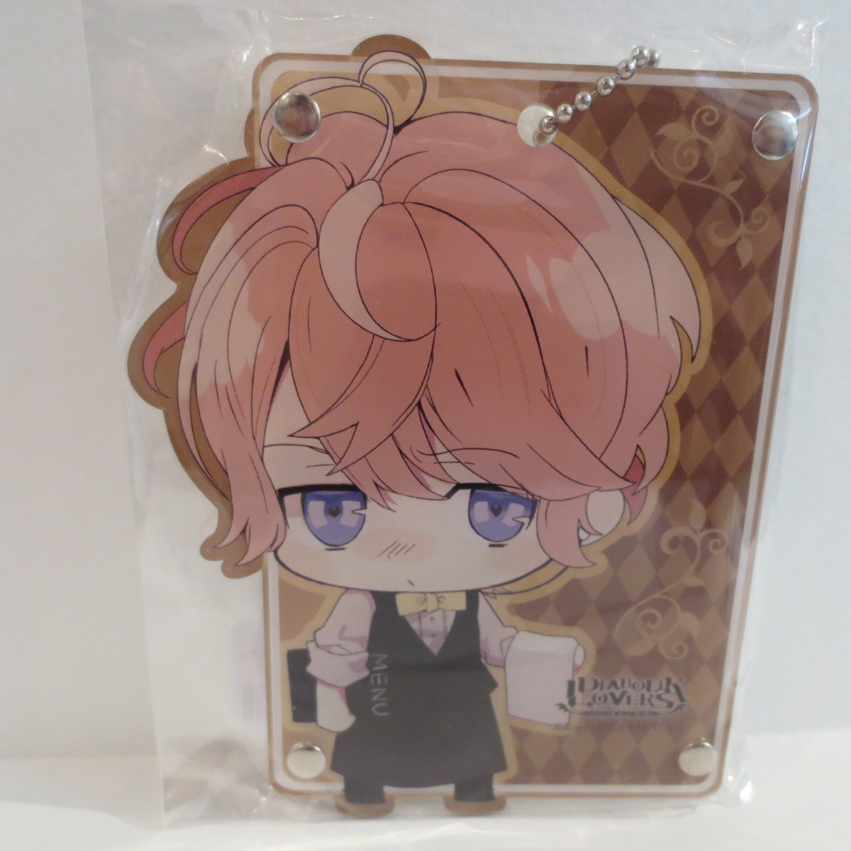 rejet DIABOLIK LOVERS くじ ギャルソンVer. B4賞 アクリルカードケース シュウ