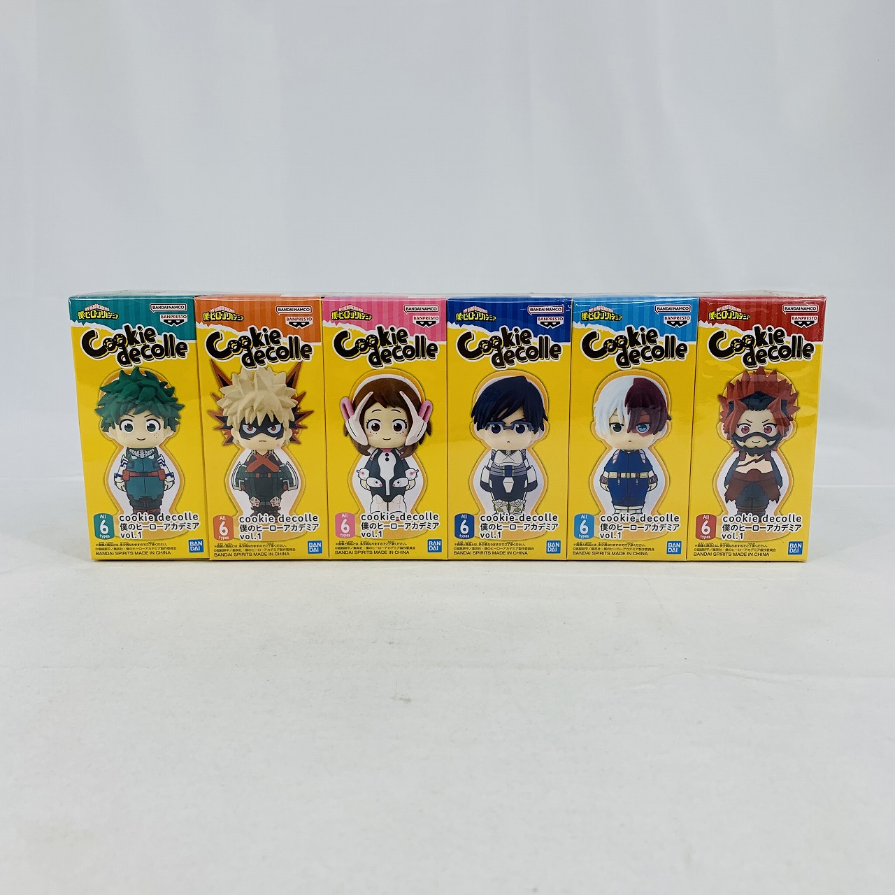 cookie decolle 僕のヒーローアカデミア vol.1 全6種セット