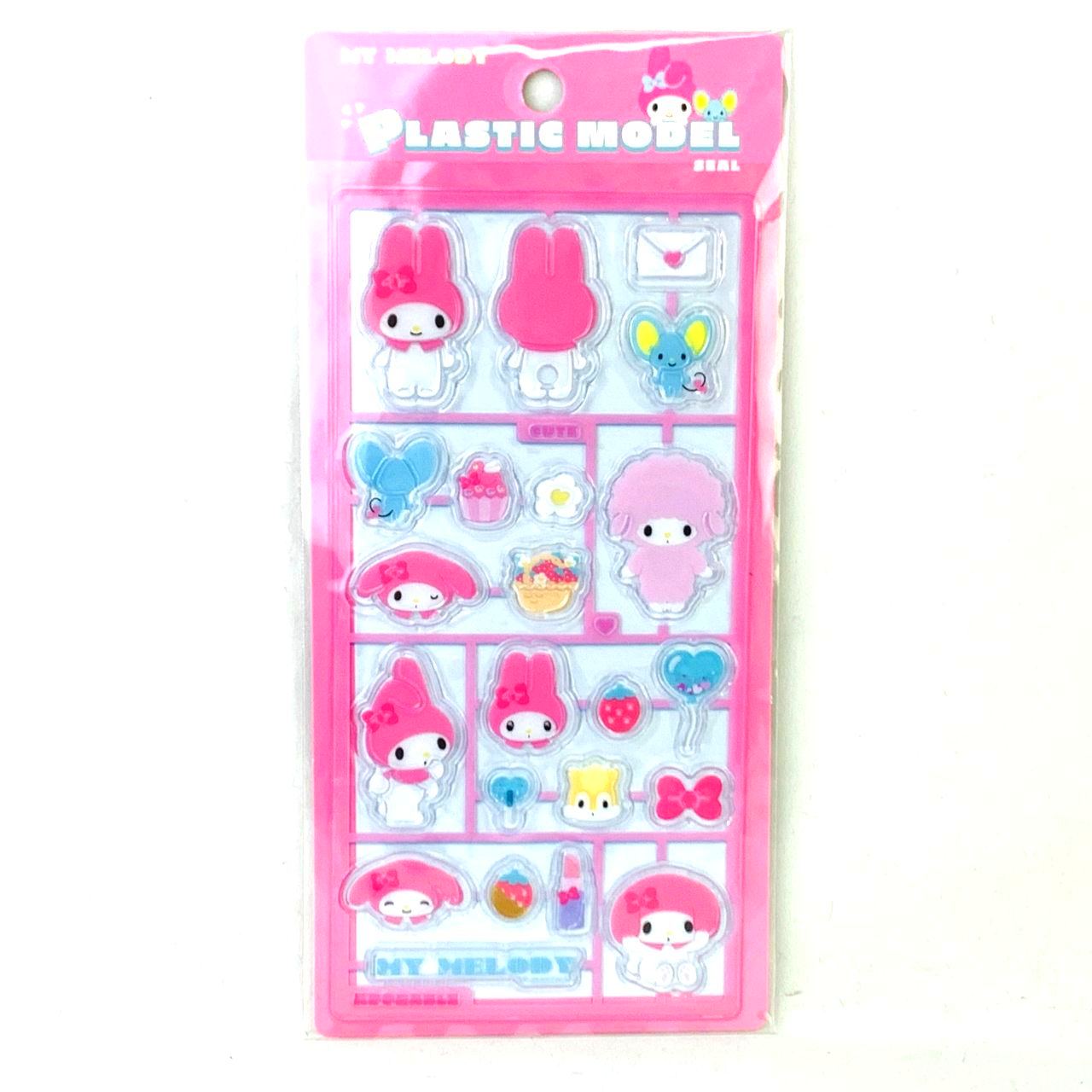 サンリオキャラクターズ プラスチックモデル風シール マイメロディ