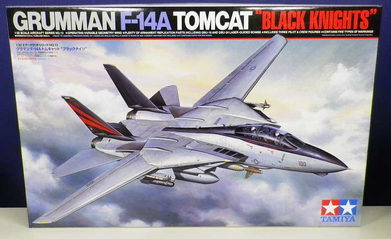 TAMIYA Plastic Model 1/32 Grumman F-14A Tomcat "Black Nights"