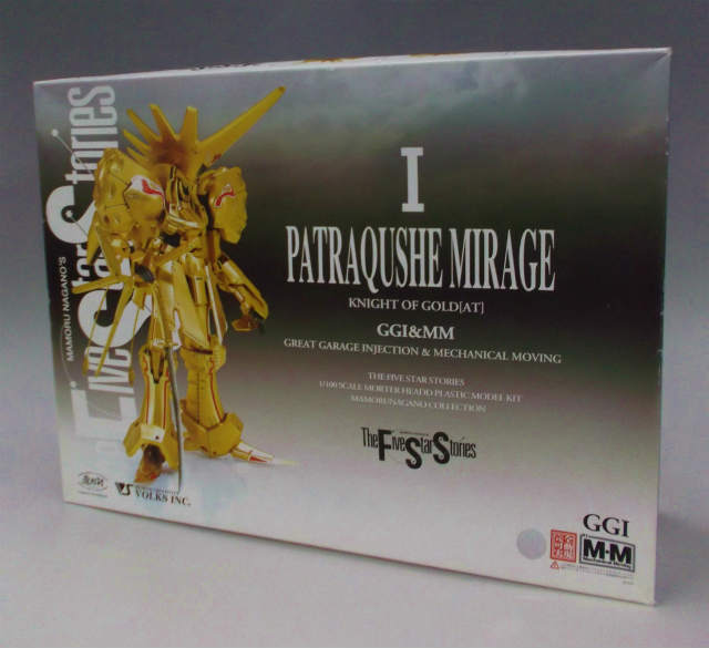 VOLKS Plastic model FSS GGI and MM 1/100 No.1 Knight of Gold AT Patraqushe Mirage Reissue