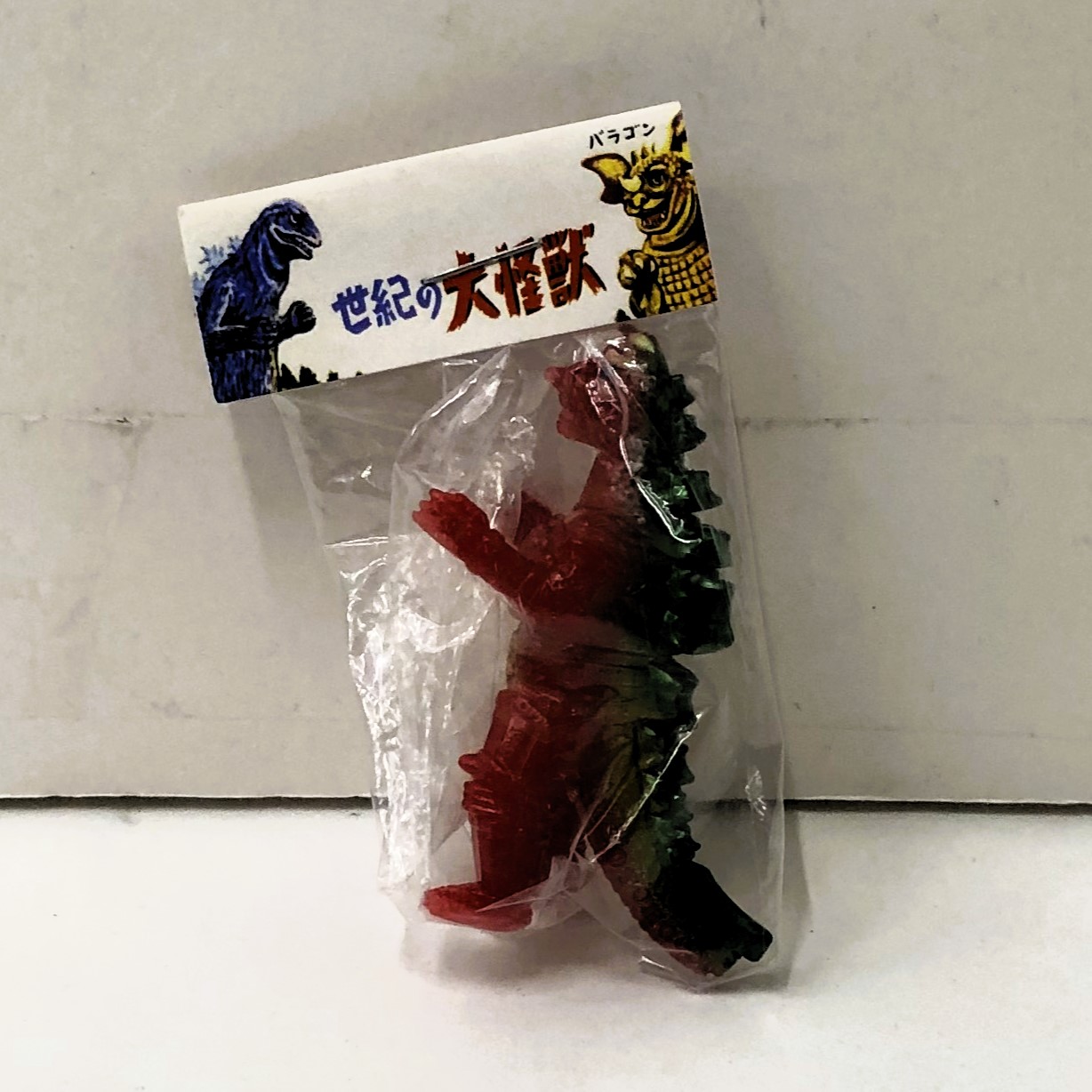 マルサン マルガチャ 60mm メカゴジラ 赤(腹:金/背:緑メタリック/青目)