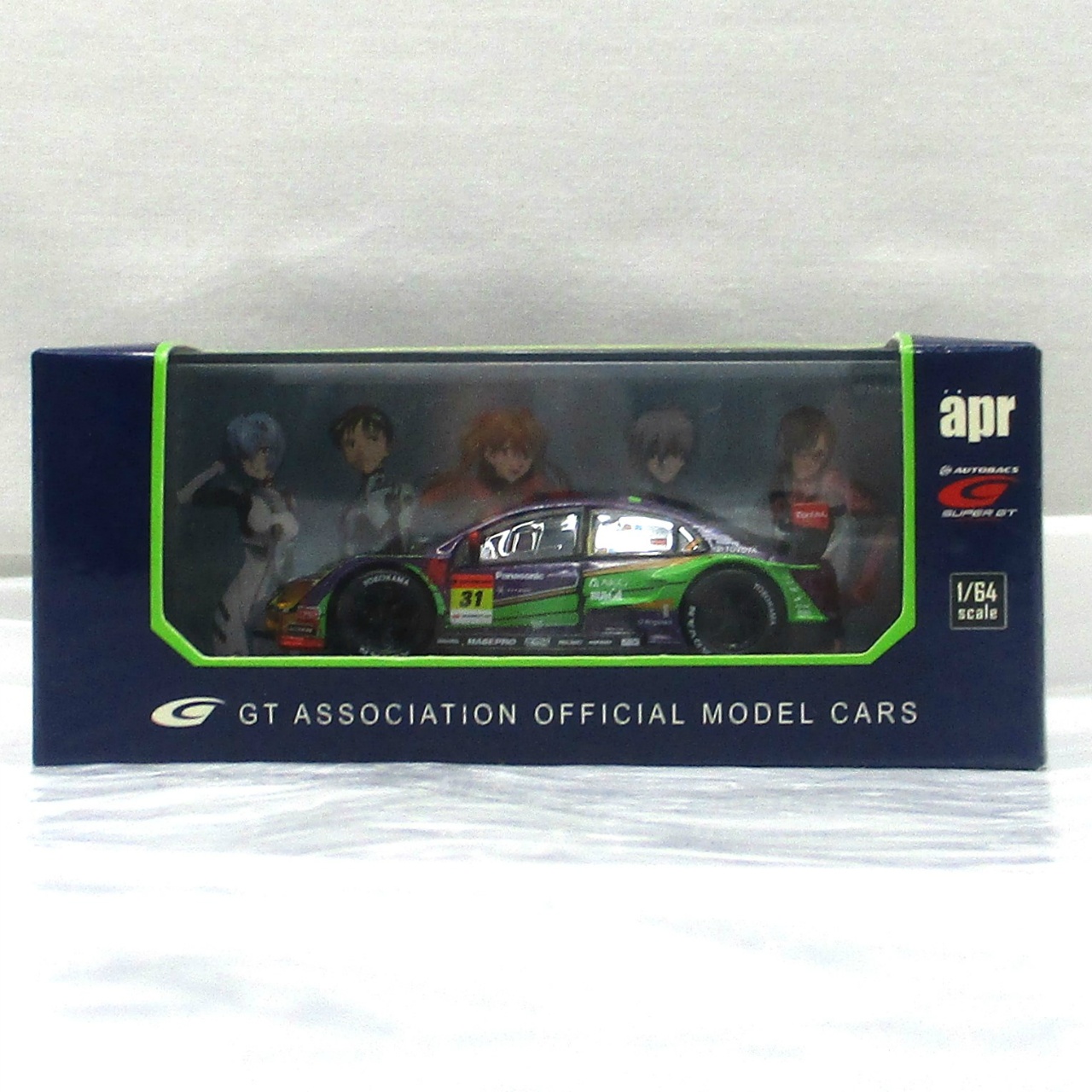 ラナ・エンターテインメント 1/64 エヴァンゲリオン TEST TYPE-01 apr COROLLA スーパーGT 300 #31
