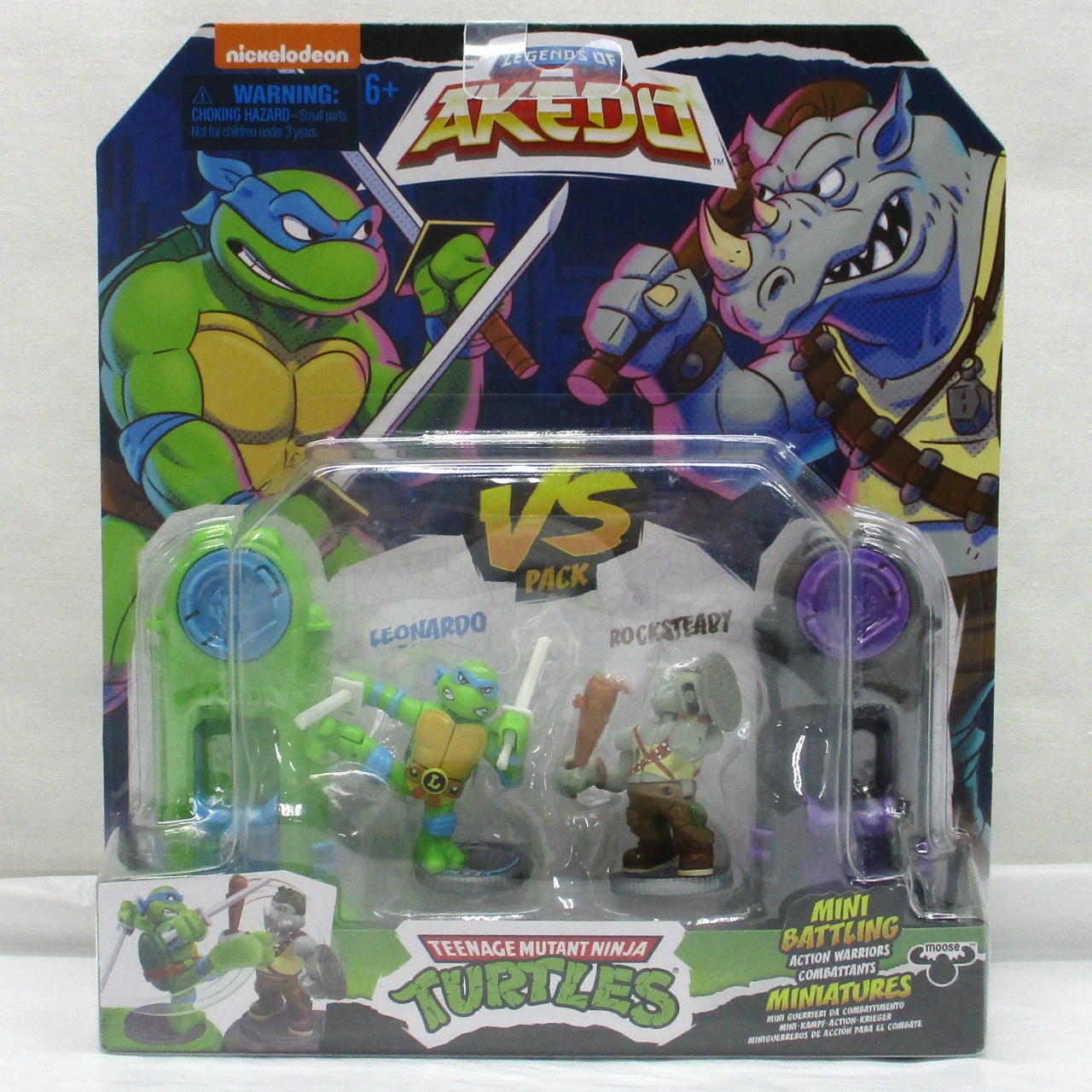 ニコロデオン アケド ミュータント タートルズ レオナルド VS ロックステディ