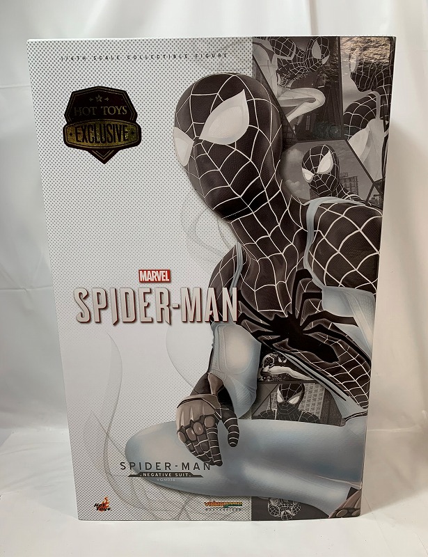 HOT TOYS Video Game Masterpiece VGM36 Spider-Man (Negative Suit Version)