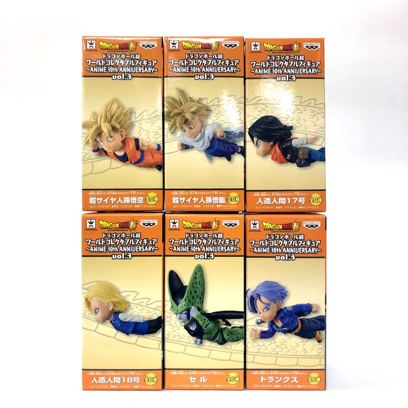 ドラゴンボール超 ワールドコレクタブルフィギュア ANIME 30th ANNIVERSARY vol.3 全6種セット