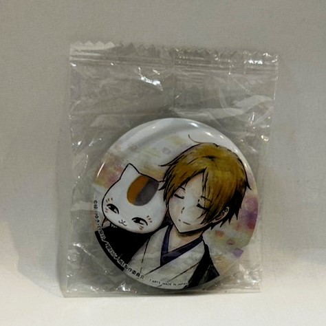 夏目友人帳 サウンドシアター 再演記念缶バッヂ 夏目貴志&ニャンコ先生