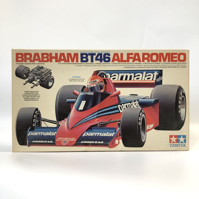 TAMIYA 1/20 Grand-Prix Collection No.7 Brabham BT46 Alpha Romeo Display Kit