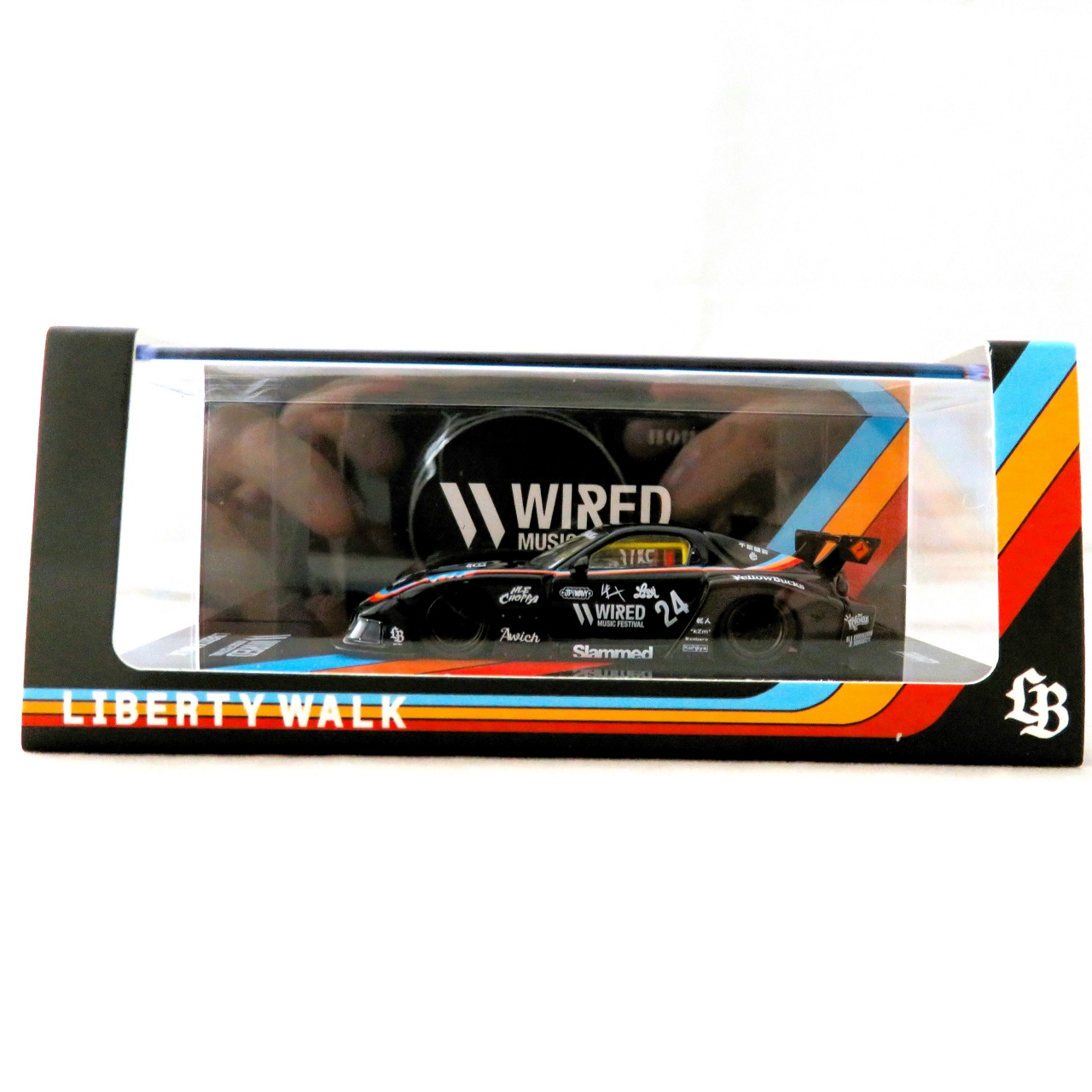リバティウォーク 1/43 RX-7 WIRED MUSIC FESTIVAL 2024 VVIP BOX付属品