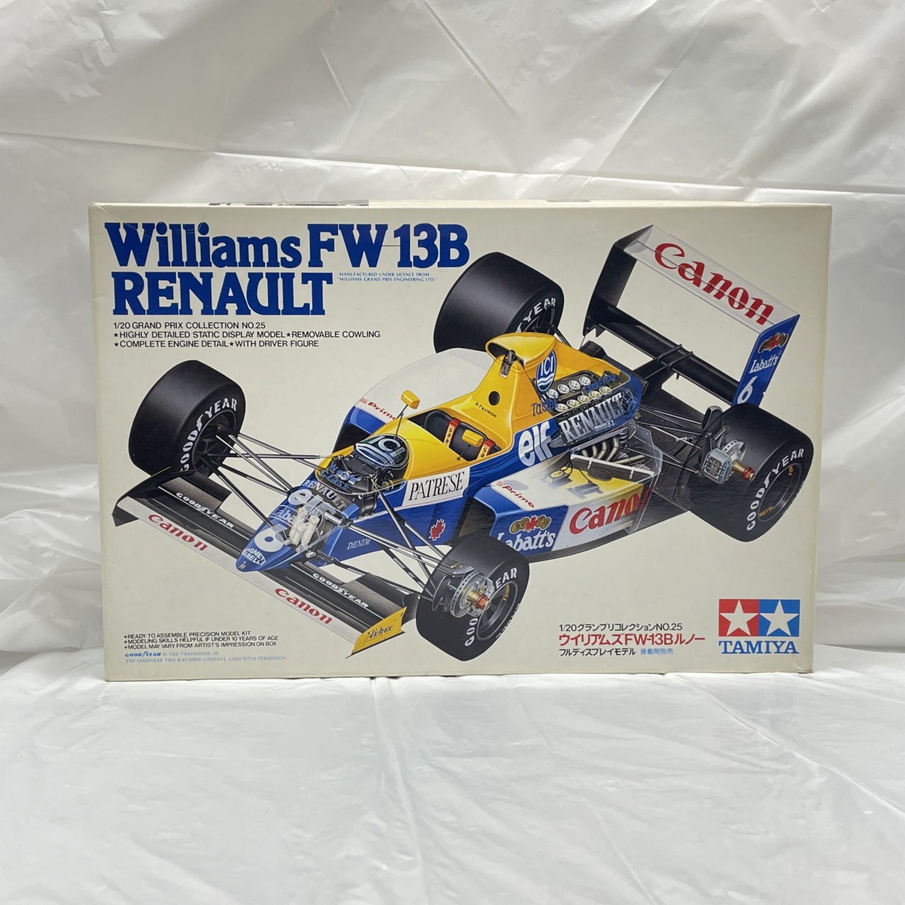 タミヤ 1/20 グランプリコレクション No.25 ウイリアムズ FW-13B ルノー ディスプレイキット