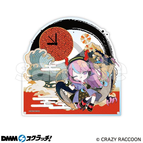 「DMMスクラッチ! Crazy Raccoon スクラッチ第六弾 A-6賞 アクリルクロック Selly