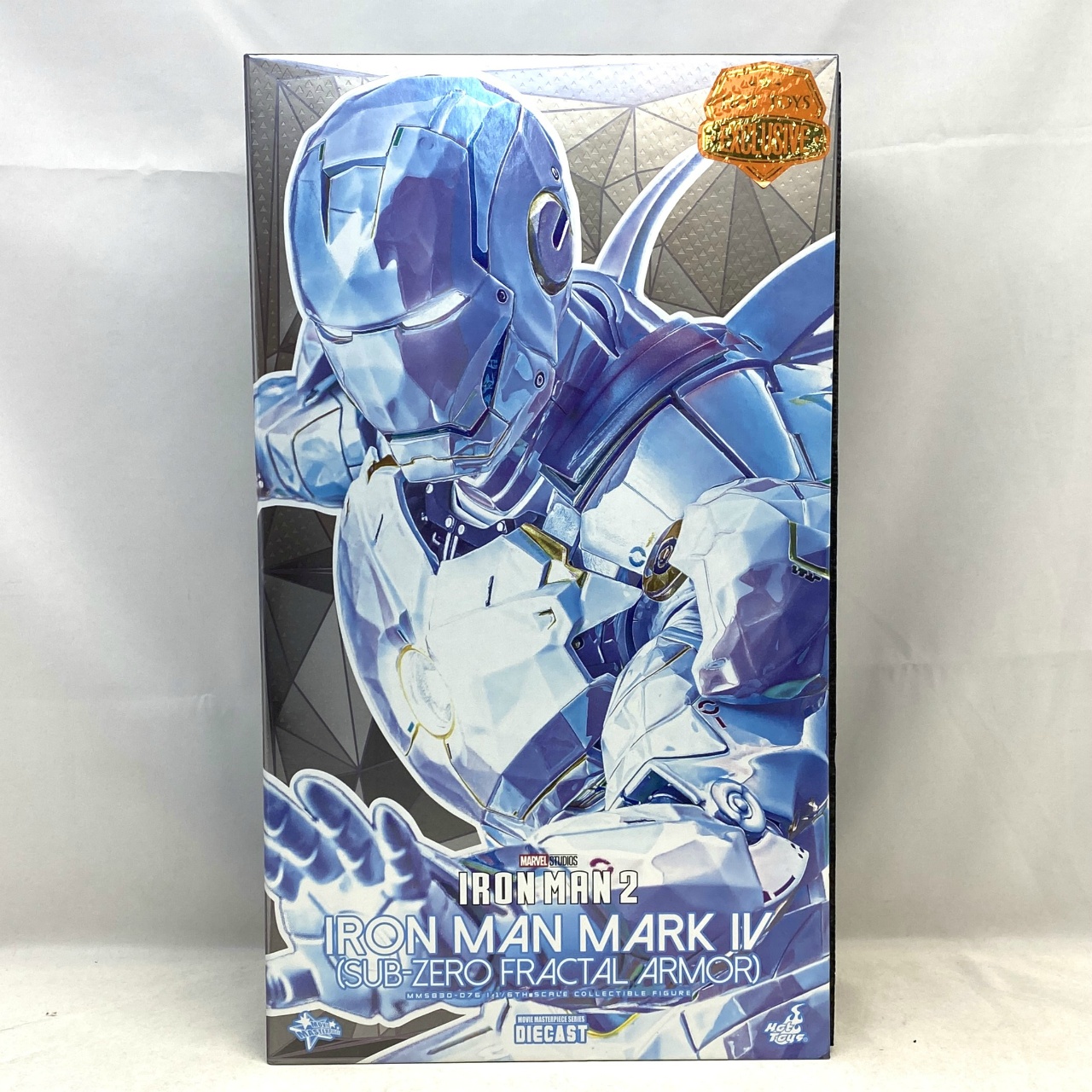 HOT TOYS Movie Masterpiece DIECAST MMS830D76 Iron Man Mark 4 (Sub-Zero Fractal Armor) 1/6 Scale Fully Poseable Figure