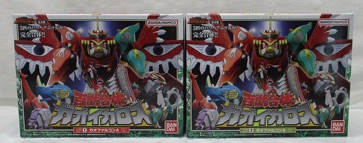 バンダイ SMP [SHOKUGAN MODELING PROJECT] 百獣戦隊ガオレンジャー 百獣合体 ガオイカロス 4種セット