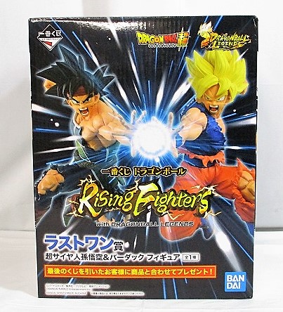 一番くじ ドラゴンボール Rising Fighters with DRAGONBALL LEGENDS ラストワン賞 超サイヤ人 孫悟空&バーダックフィギュア 371