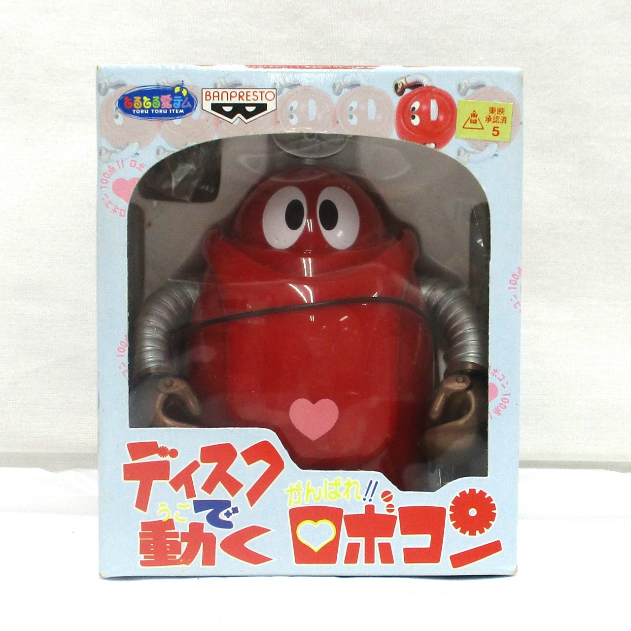バンプレスト ディスクで動く がんばれ!! ロボコン(両目・ボディ赤)