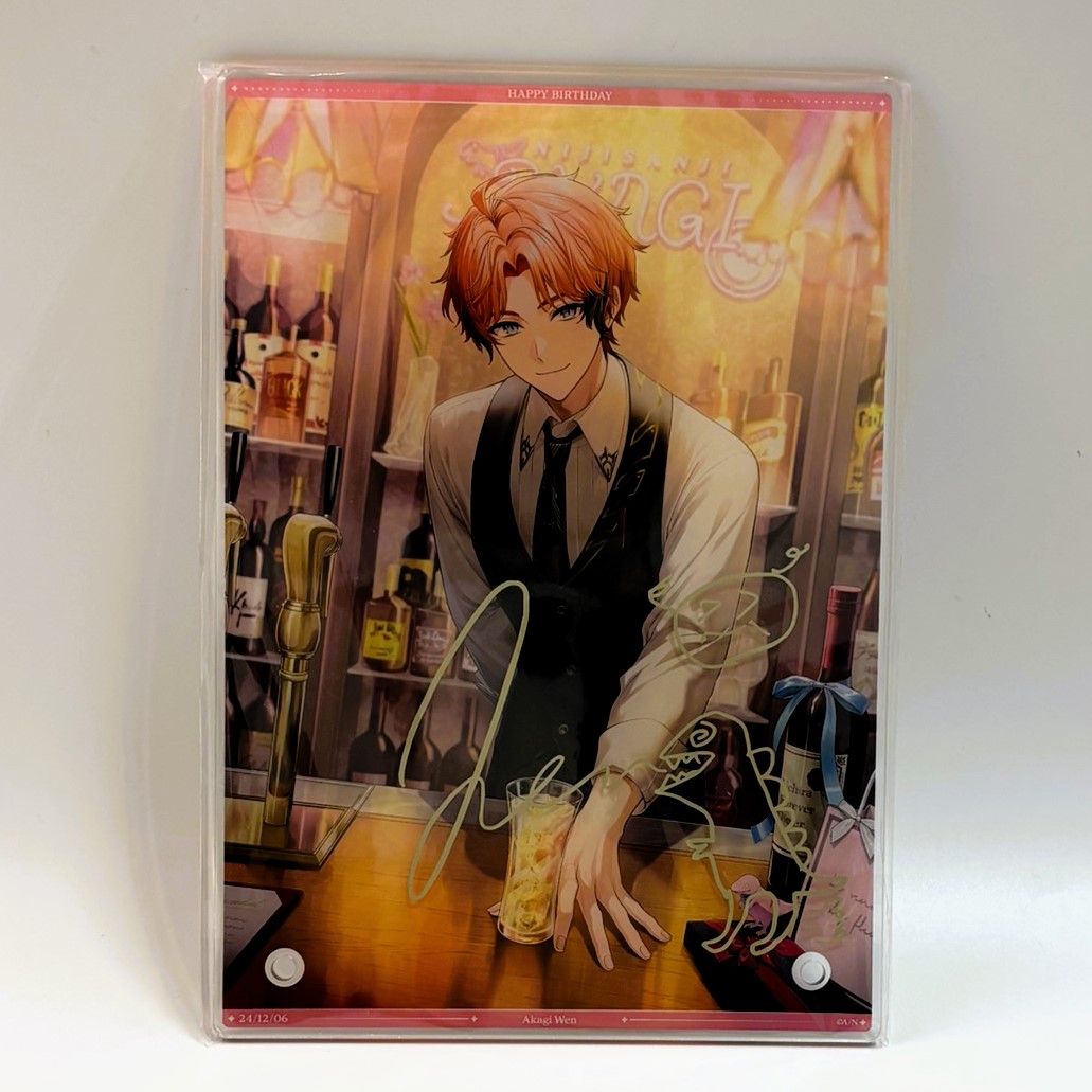 にじさんじ 赤城ウェン誕生日グッズ 2024 A5アクリルパネル