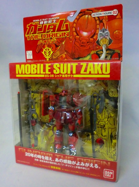 バンダイ 機動戦士ガンダムTHE ORIGIN シャア専用ザク アクションフィギュア
