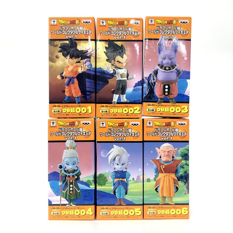 ドラゴンボール超 ワールドコレクタブルフィギュアvol.1 全6種セット