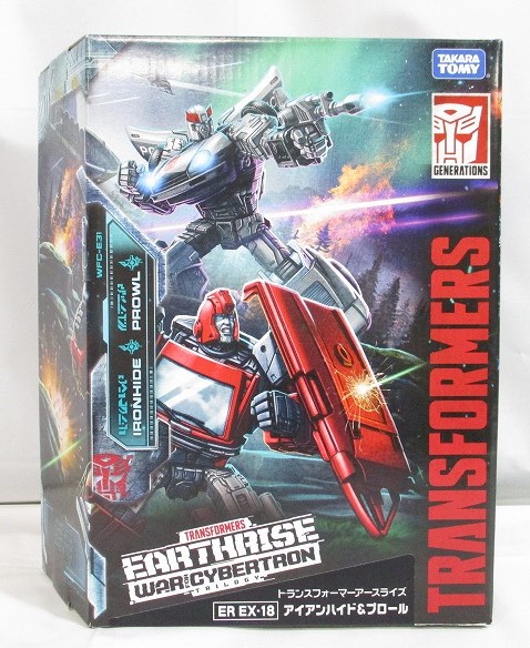 TRANSFORMERS  EARTH RISE ER  EX-18  IRONHIDE & PROWL