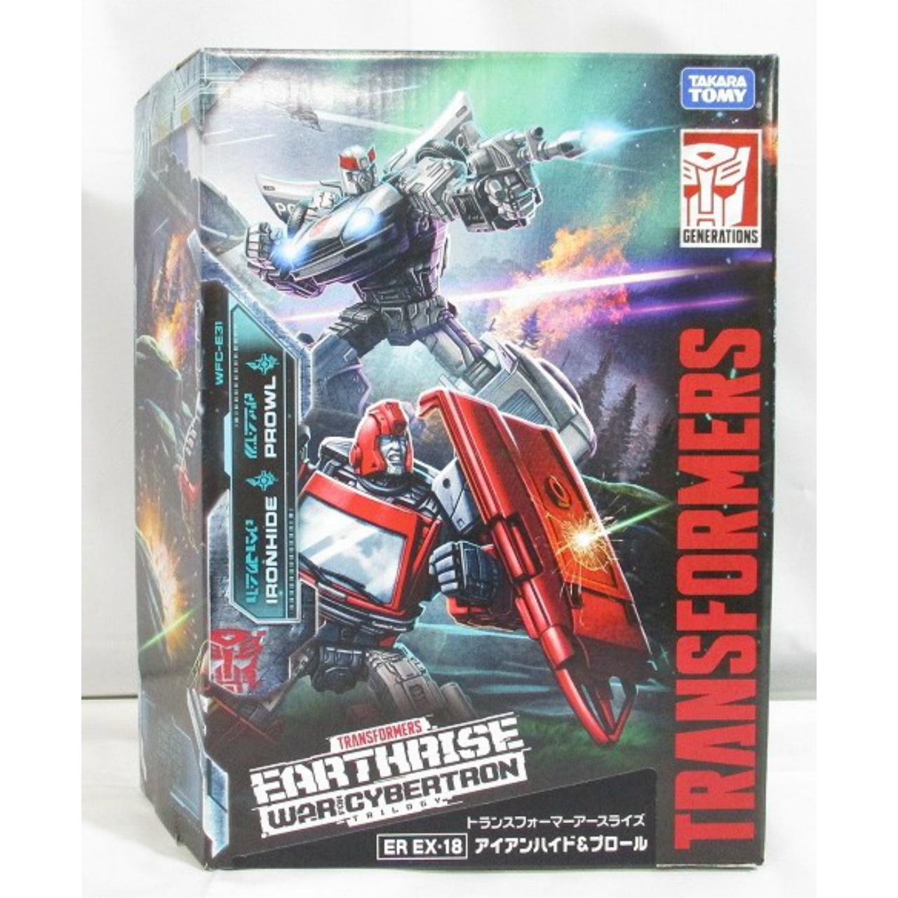 TRANSFORMERS  EARTH RISE ER  EX-18  IRONHIDE & PROWL
