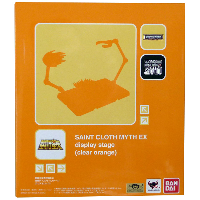 Saint Seiya Myth Cloth EX Display Stage Set Clear Orange