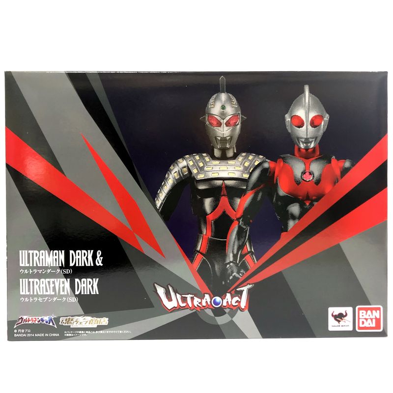 ULTRA-ACT - Tamashii Web Limited Ultraman Dark (SD) and Ultra Seven Dark (SD)