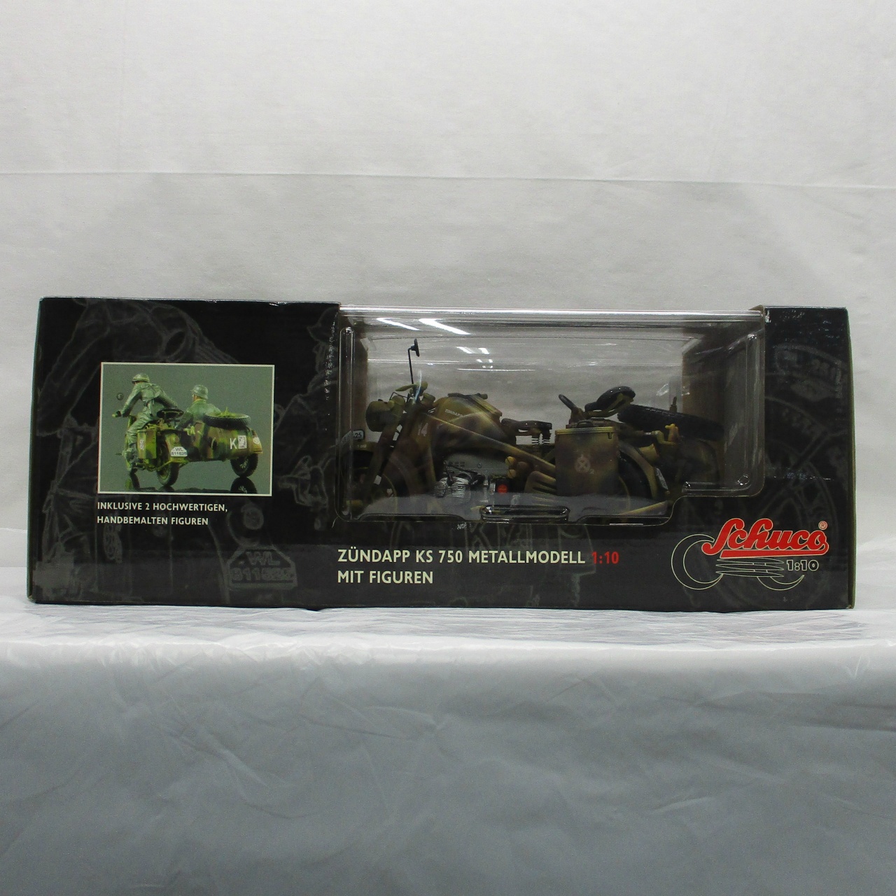 シュコー 1/10 ツェンダップ KS750 サイドカー&フィギュアセット(完成品)