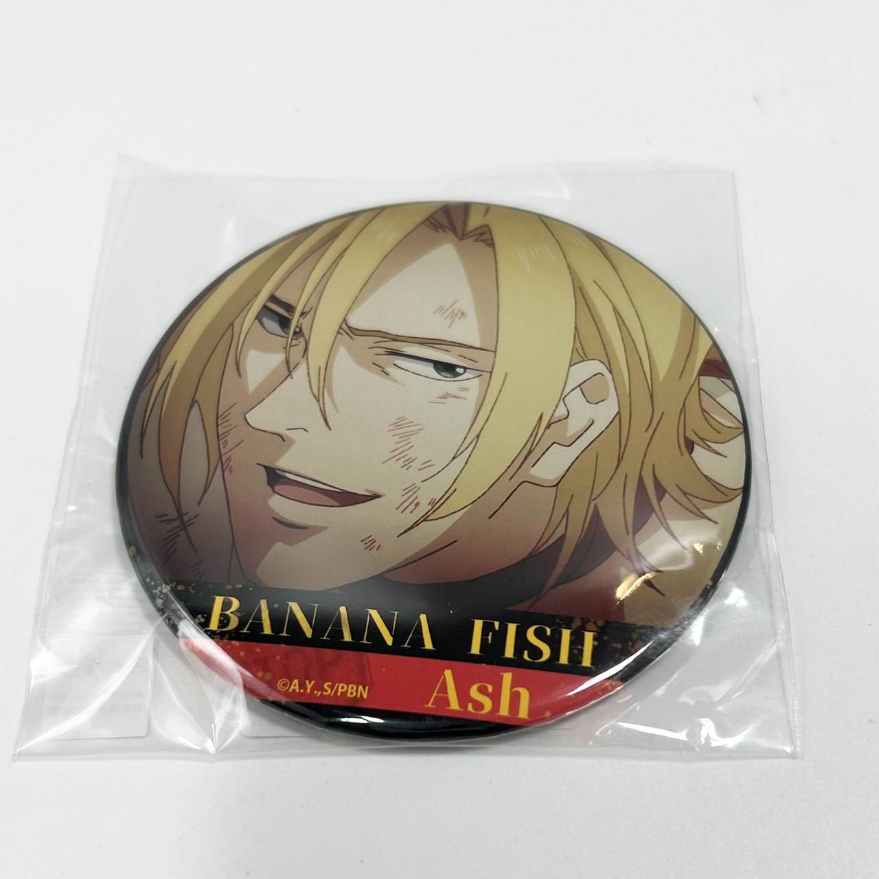 BANANA FISH 缶バッジ デザイン06(アッシュ・リンクス/F)
