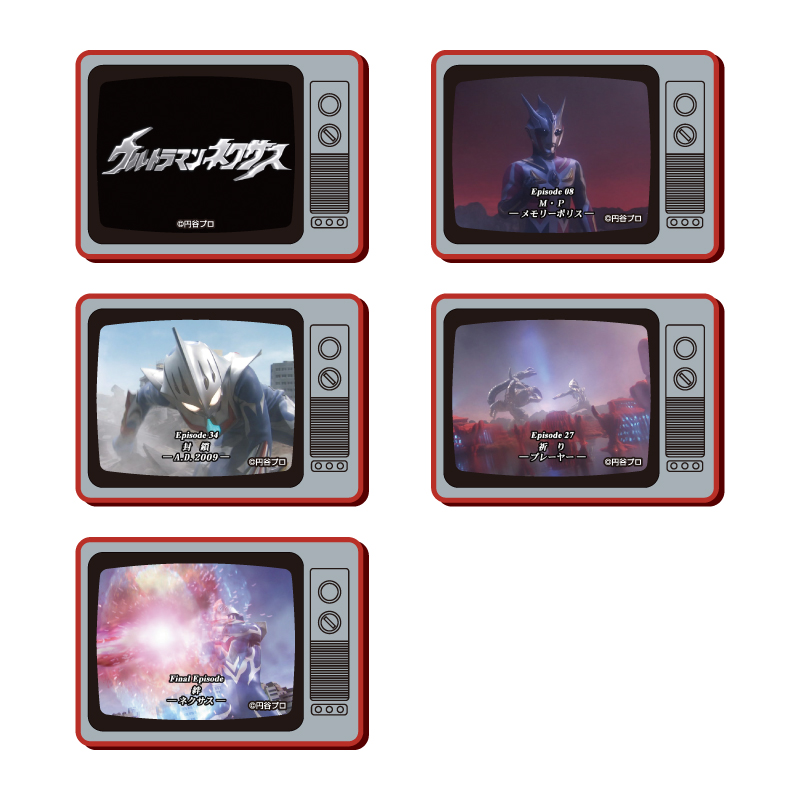 ウルトラマンネクサス エピソードタイトルTV型バッチ【単品】