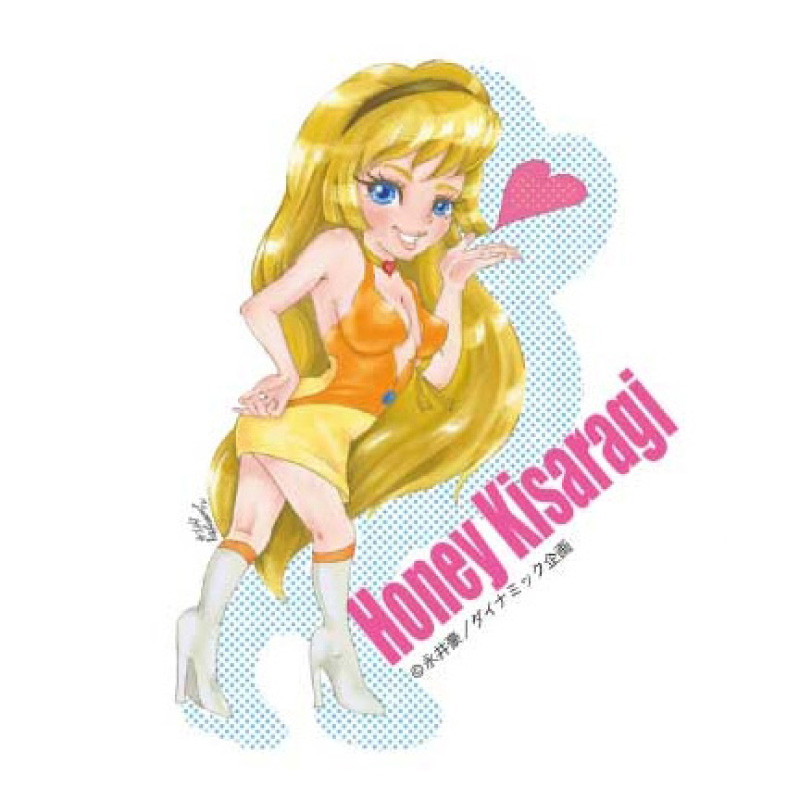 yummy.toybox キューティーハニー(金髪)ステッカー