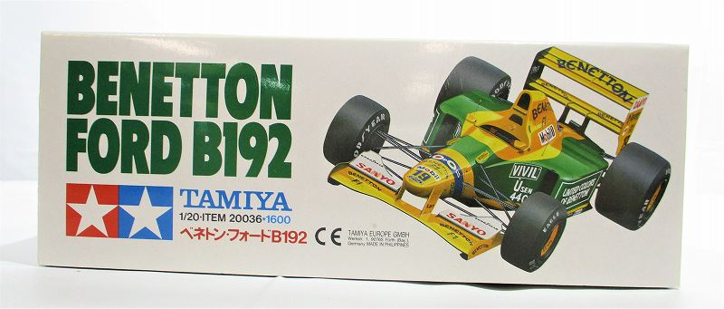 タミヤ 1/20 グランプリコレクション No.36 ベネトン・フォード B192 ディスプレイキット