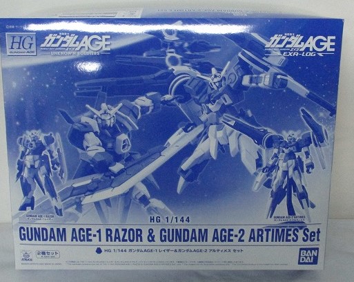 HG 1/144 ガンダムAGE-1 レイザー&ガンダムAGE-2 アルティメス セット