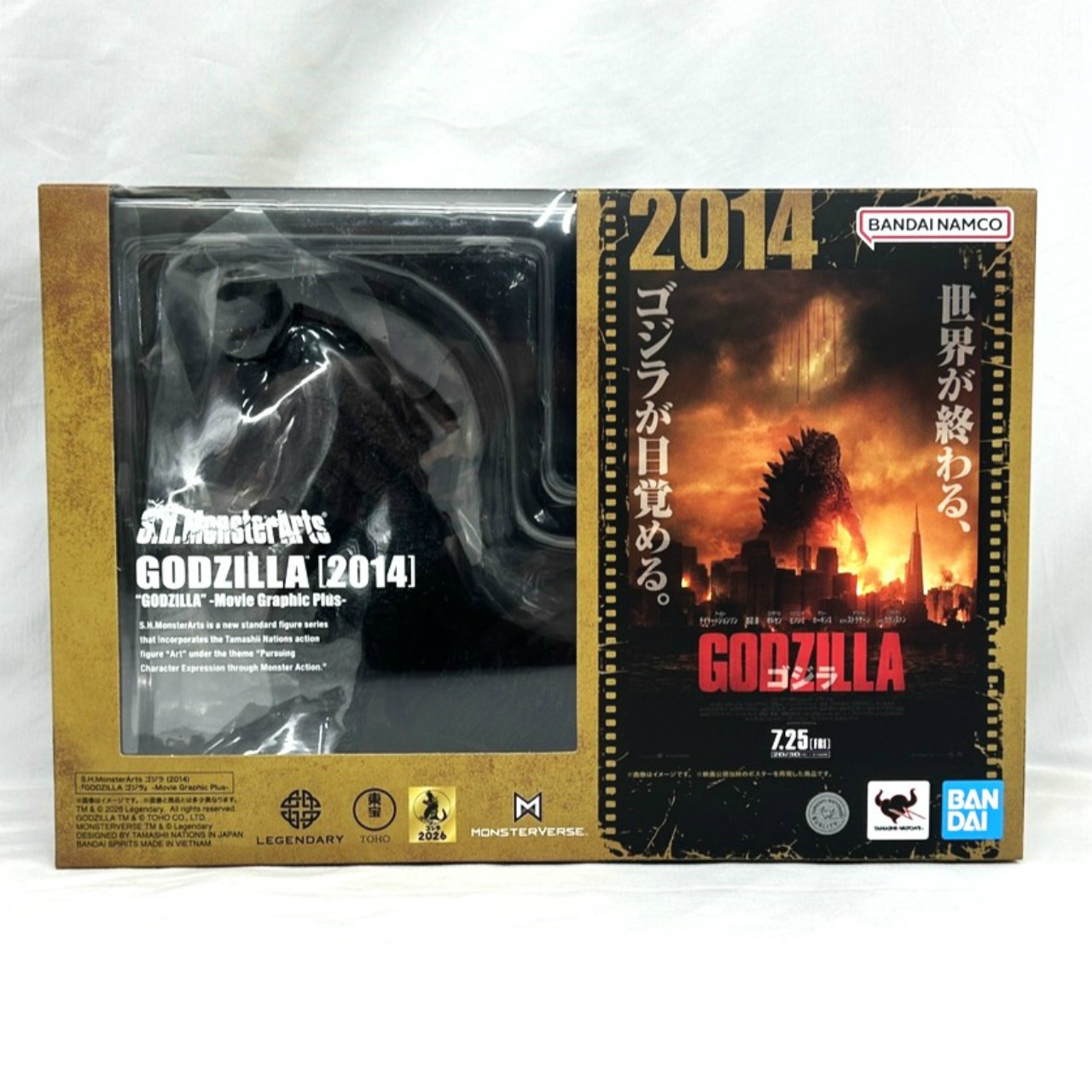 S.H.MonsterArts Godzilla (2014) "Godzilla" -Movie Graphic Plus-