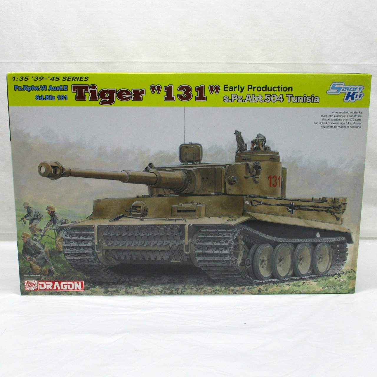 ドラゴン 1/35 WW.II ドイツ軍 重戦車 ティーガーI 第504重戦車大隊 " 131 " チュニジア