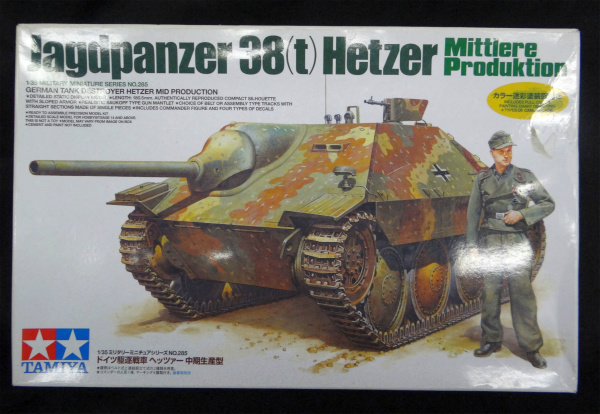 TAMIYA Plastic Model 1/35 German Jagdpanzer 38t Hetzer Mittlere Produktion