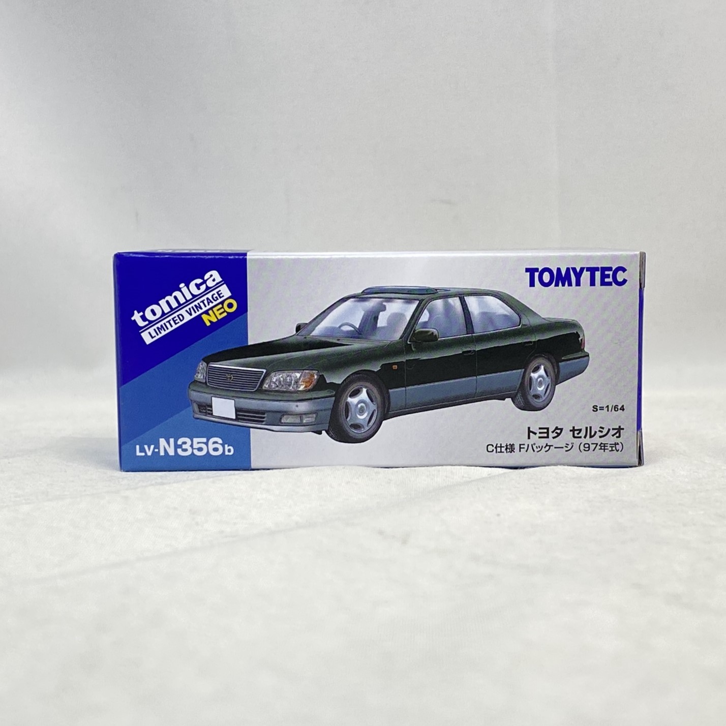 トミーテック LV-N356b トヨタ セルシオ C仕様 Fパッケージ(緑/グレー)97年式