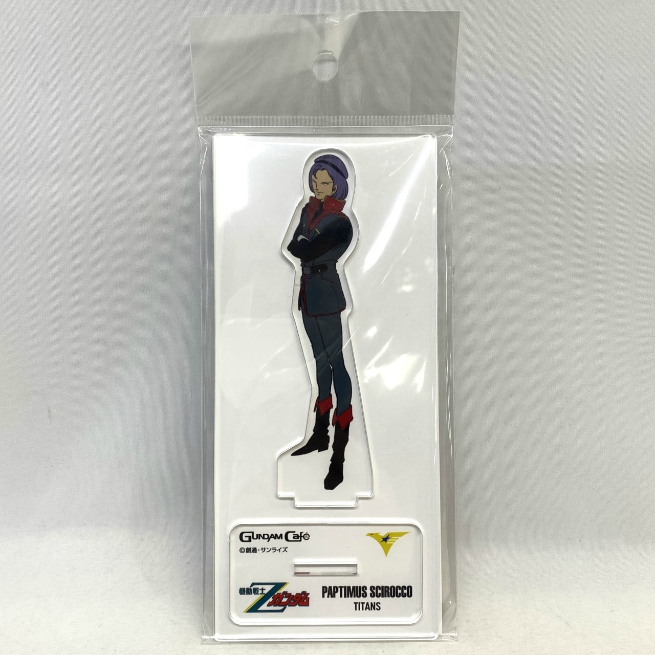 GUNDAM Cafe 機動戦士Zガンダム MODEL SHEET AS パプテマス・シロッコ アクリルスタンド