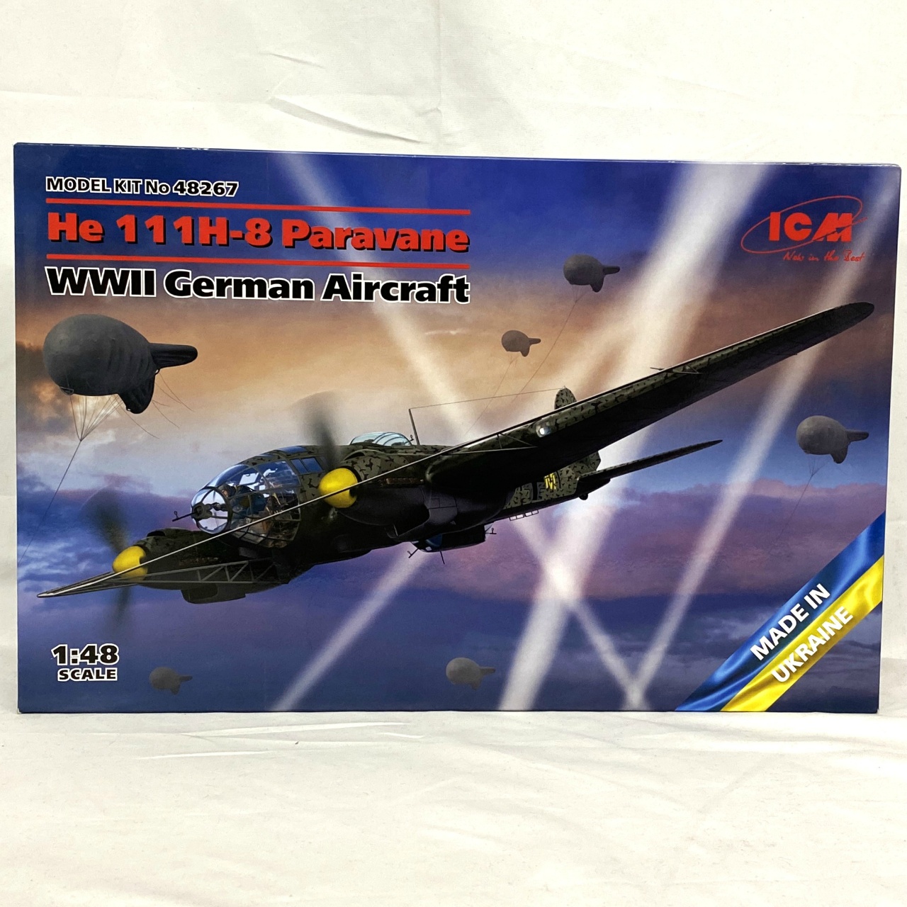 ハセガワ 1/48 He111H-8 バルーンケーブルカッター