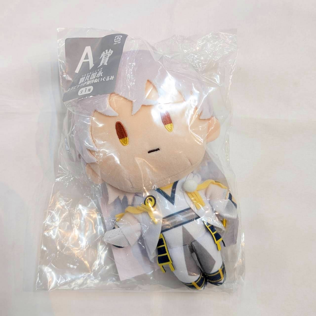 フリューくじ 刀剣乱舞ONLINE 御伴散歩 ～御伴くじ～ その3 A賞 鶴丸国永 カラビナ付き御伴ぬいぐるみ