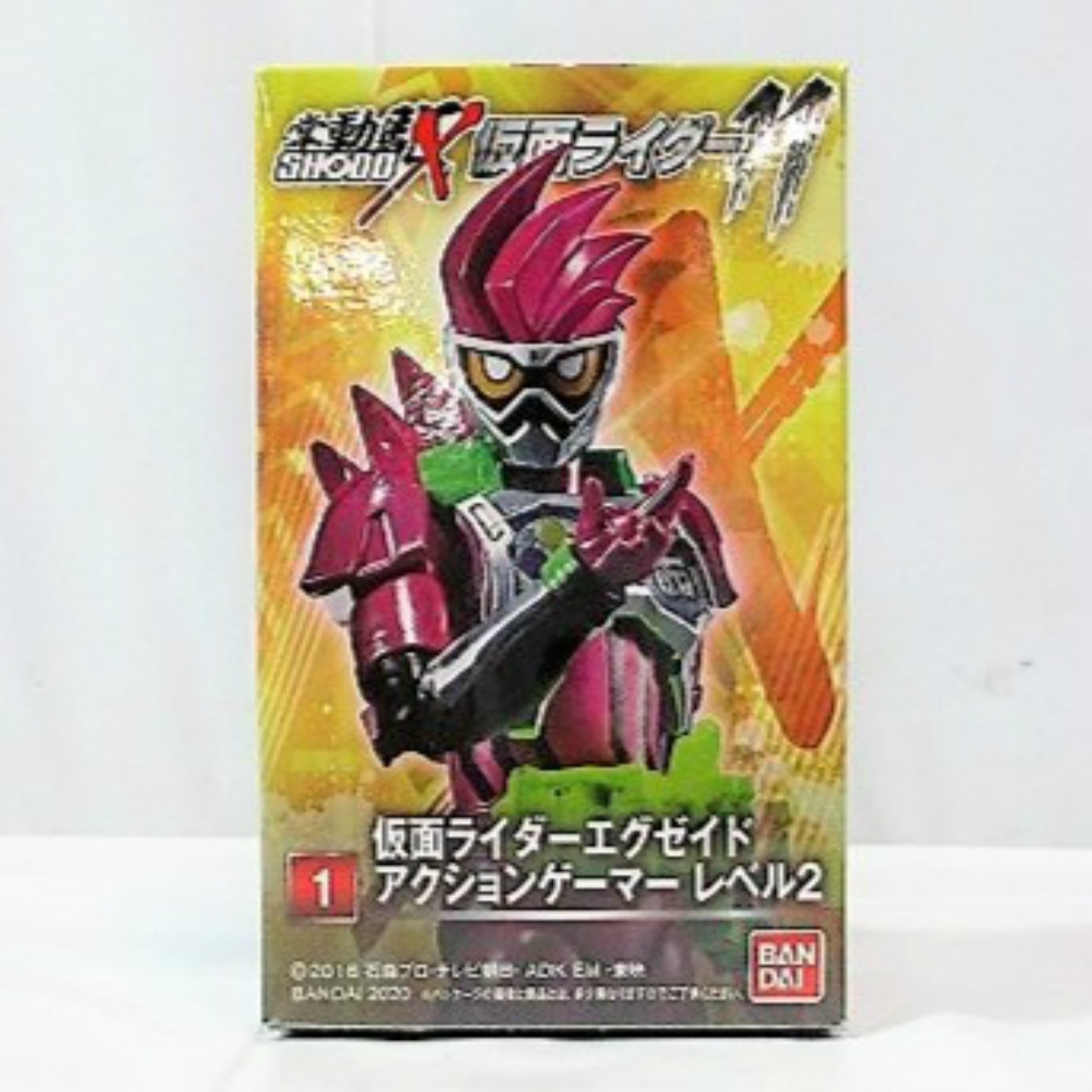 バンダイ SHODO-X(掌動駆) 仮面ライダー11 1.仮面ライダーエグゼイド アクションゲーマーレベル2