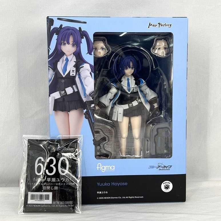 figma 630 早瀬ユウカ (ブルーアーカイブ) グッドスマイルカンパニー公式ショップ特典[目閉じ顔]付属