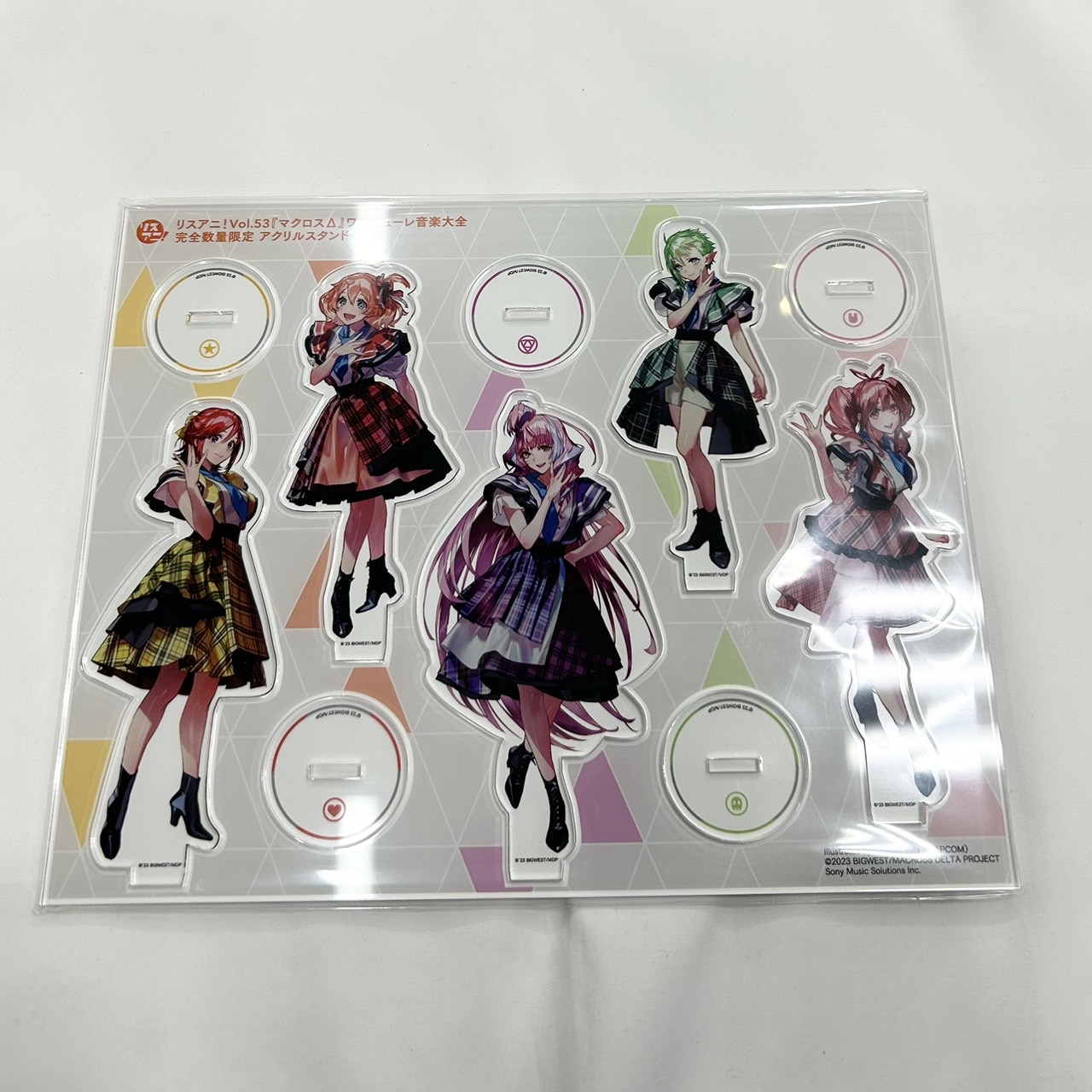 Lis Ani!vol.53 Macross Valkyrie Music Completely limited quantity Acrylic stand Set