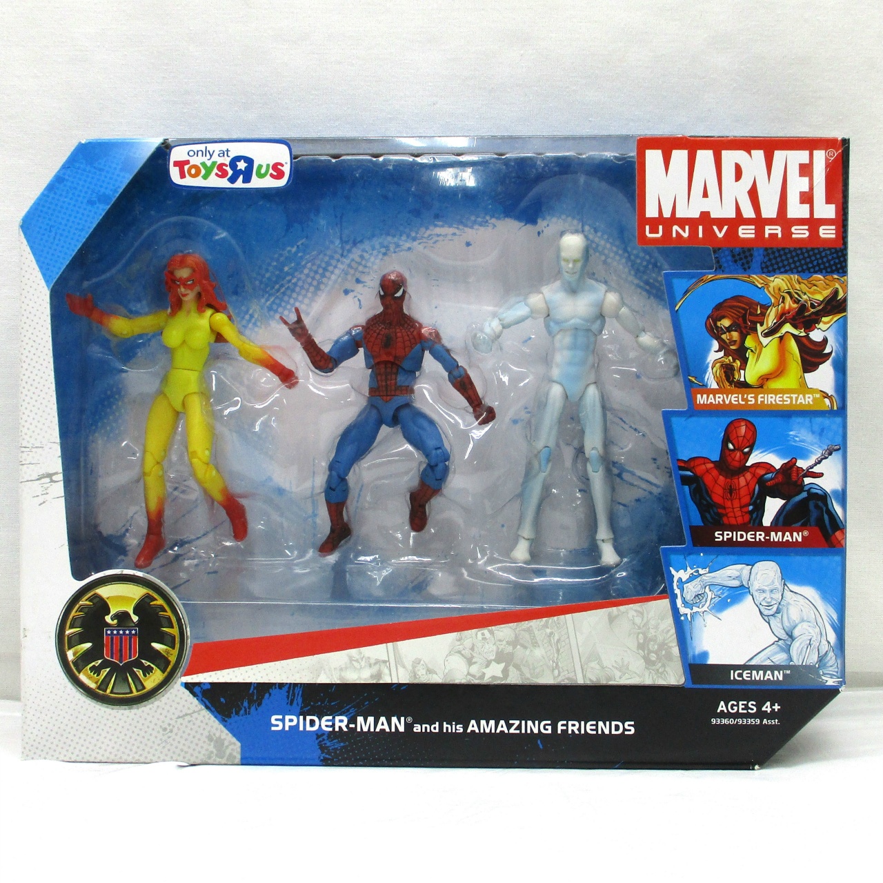 ハズブロ マーベルユニバース 3パックシリーズ スパイダーマン&アメイジングフレンズ トイザらス限定 3.75インチアクションフィギュア