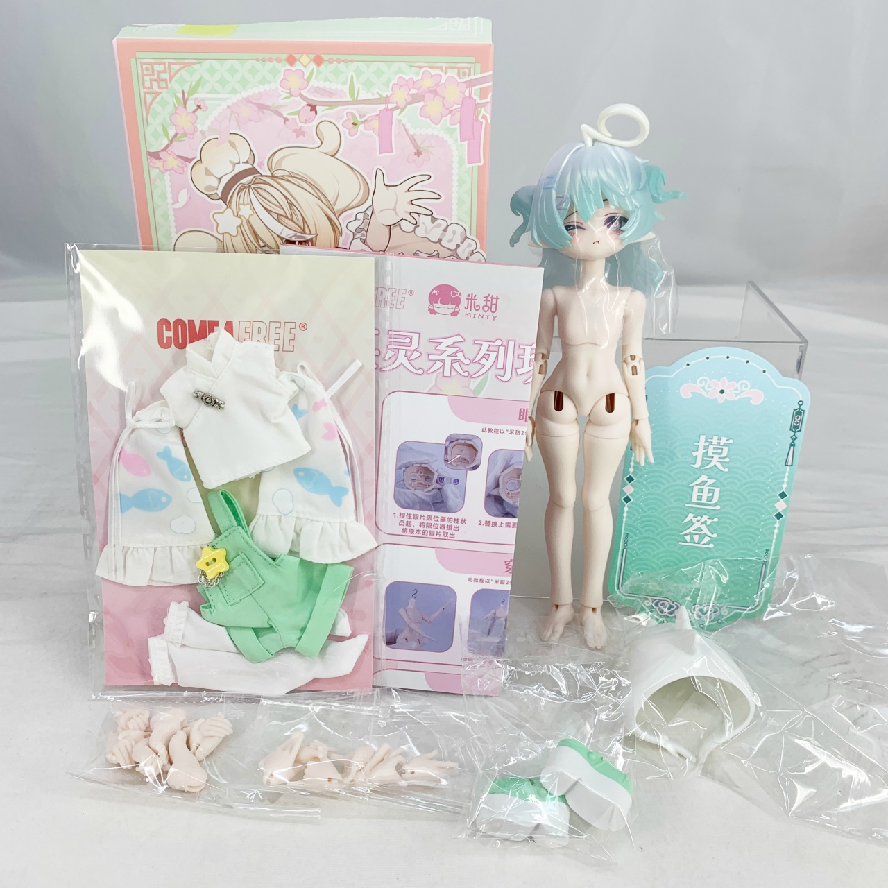 COME4FREE BJDブラインドドールシリーズ MINTY 3 運勢おみくじ精霊 ウンハク