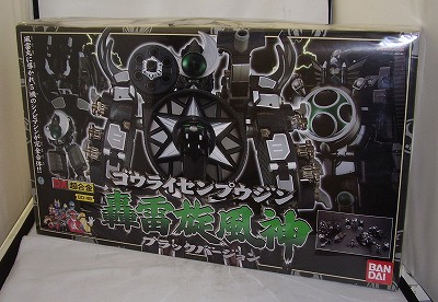 バンダイ 忍風戦隊ハリケンジャー DX超合金 轟雷旋風神ブラックバージョン