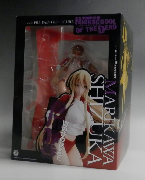 キャラアニ 鞠川静香 WのびのびVer. 1/8PVC 学園黙示録 HIGHSCHOOL OF THE DEAD