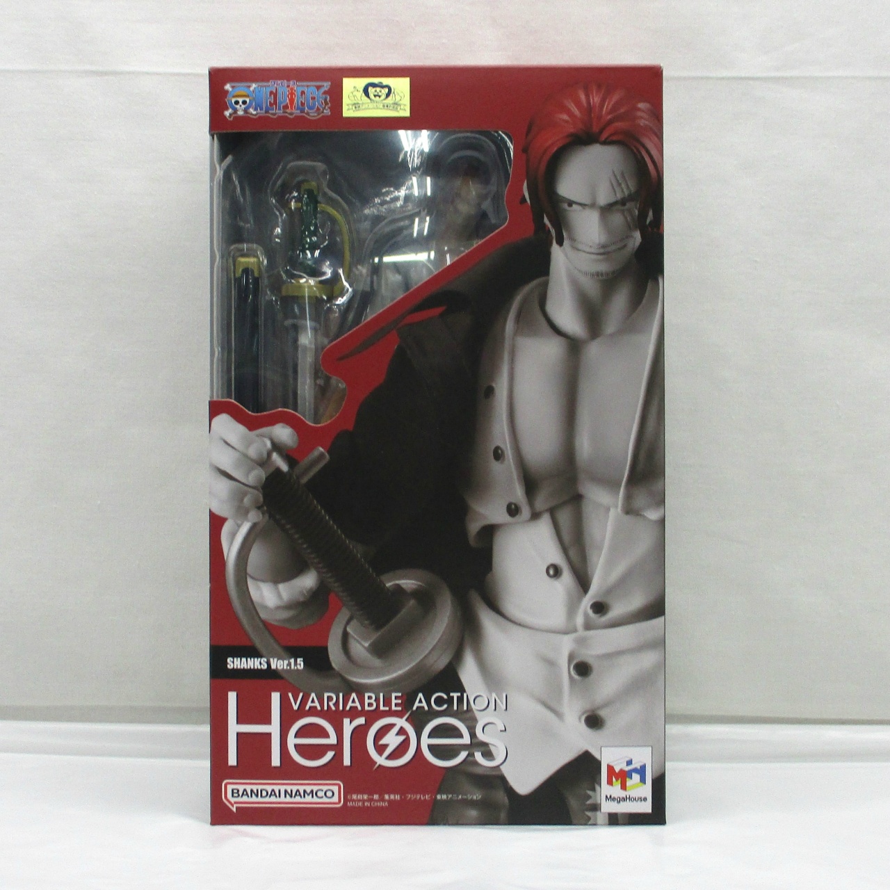 メガハウス ヴァリアブルアクションヒーローズ ONE PIECE 赤髪のシャンクスVer.1.5